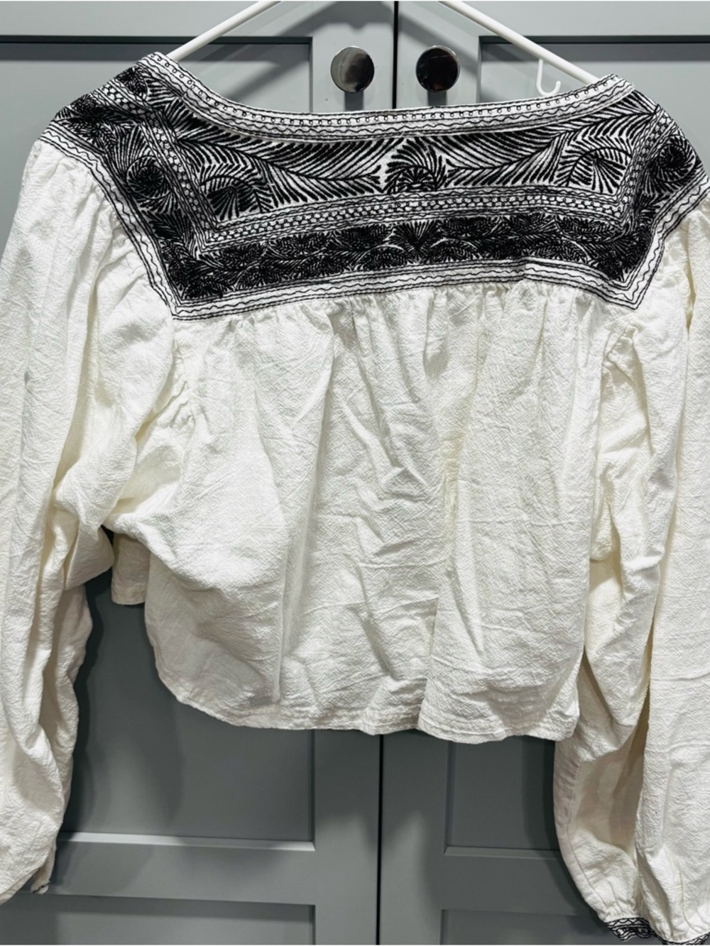 FREE PEOPLE Embroidered IGGIE Top  NWOT Size S MSRP$148 - Picture 8 of 10
